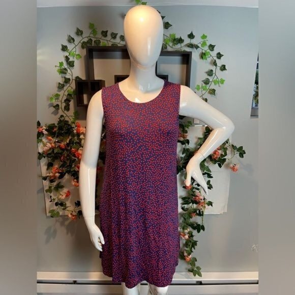 Flirty swing Small Polka Dots Women Tank Swing‎ Dress Size XL RefJ002 - Picture 4 of 12